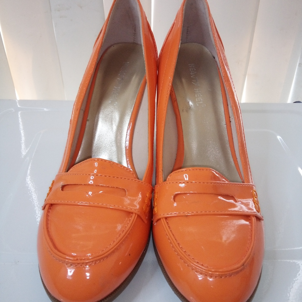 Loafer wedge heels